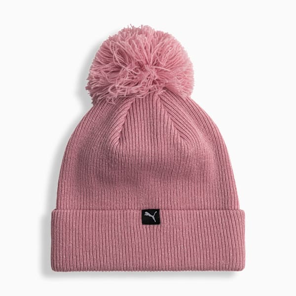 Tonal Ribbed Lurex Knit Bean Women, MEDIUM PINK, extralarge
