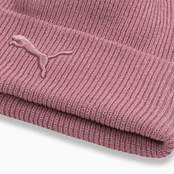Tonal Ribbed Lurex Knit Bean Women, MEDIUM PINK, extralarge