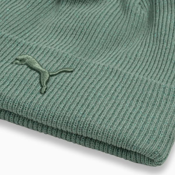 Tonal Ribbed Lurex Knit Bean Women, LT PASTEL GREEN, extralarge