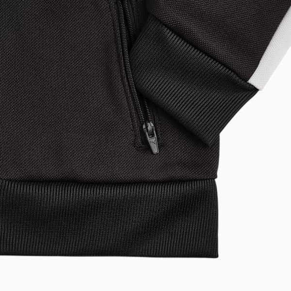 T7 Big Kids' Heavyweight Track Jacket, PUMA BLACK, extralarge