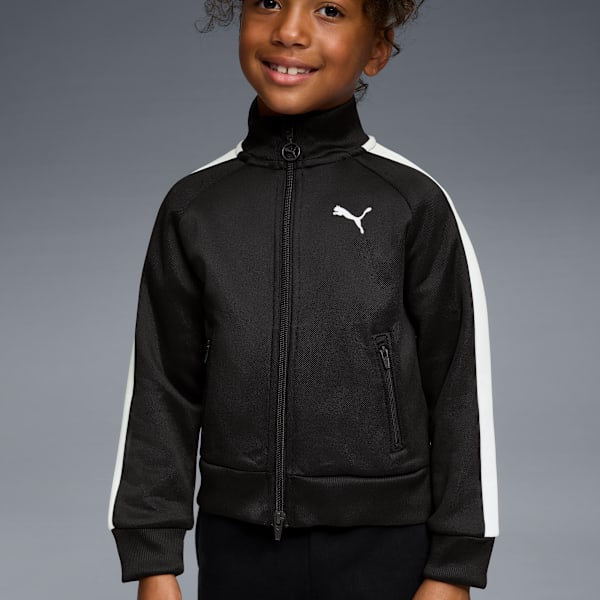 T7 Big Kids' Heavyweight Track Jacket, PUMA BLACK, extralarge