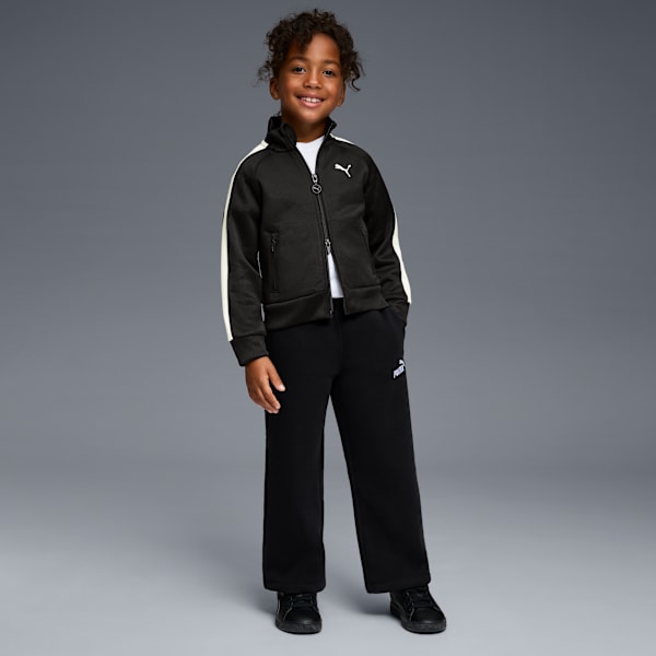 T7 Big Kids' Heavyweight Track Jacket, PUMA BLACK, extralarge