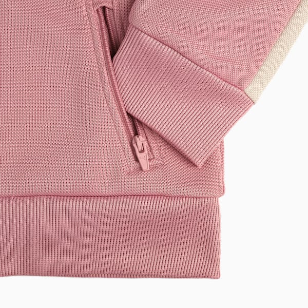 T7 Big Kids' Heavyweight Track Jacket, POISED PINK, extralarge