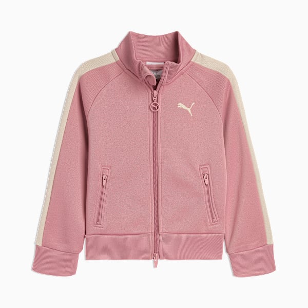 T7 Big Kids' Heavyweight Track Jacket, POISED PINK, extralarge
