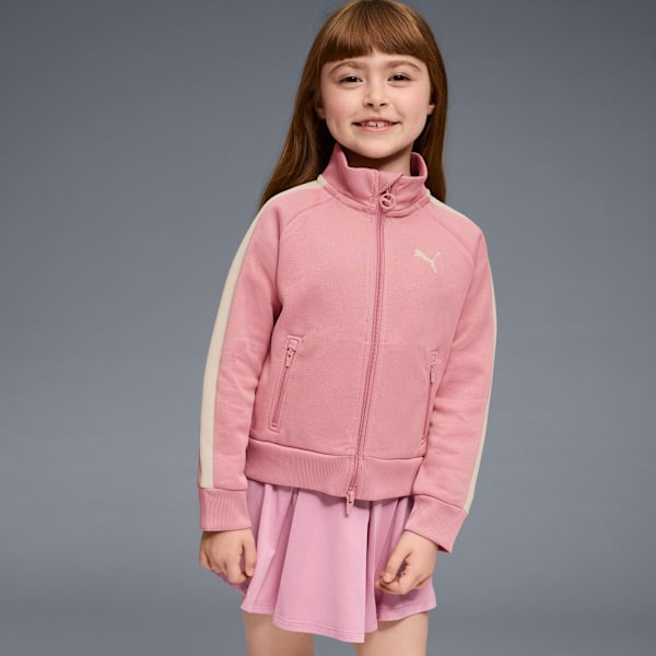 T7 Big Kids' Heavyweight Track Jacket, POISED PINK, extralarge