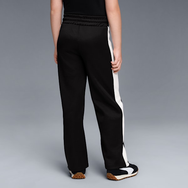 T7 Big Kids' Heavyweight Wide Leg Pants, PUMA BLACK, extralarge