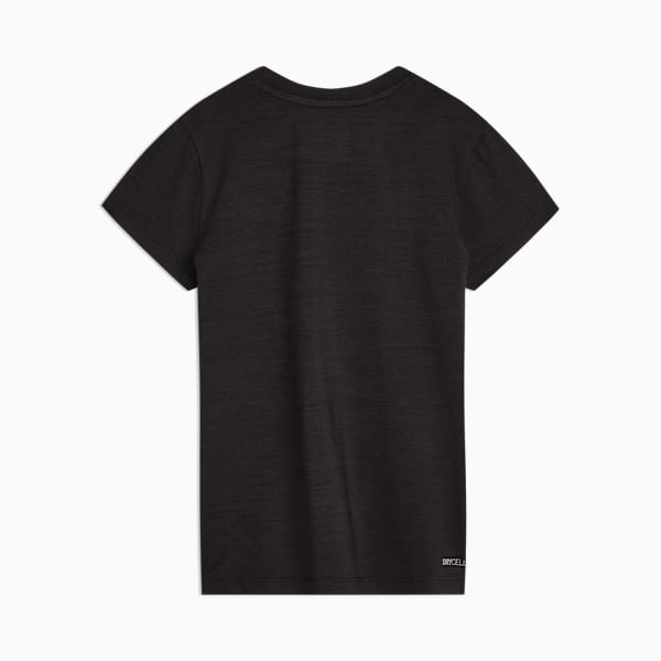 Active Essentials Big Kids' Moisture Wicking Tee, BLACK HEATHER, extralarge