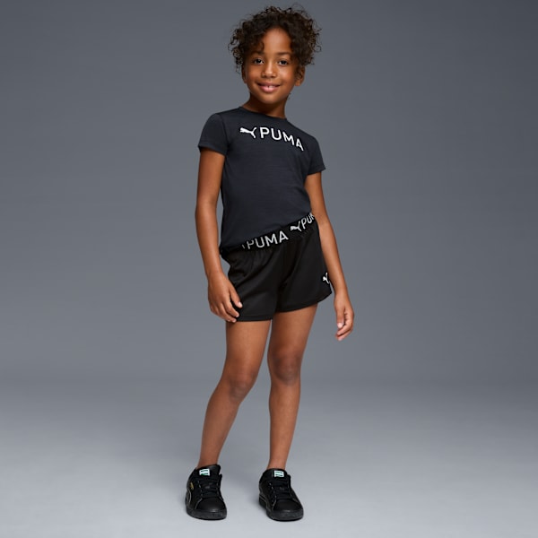 Playera Active Essentials que absorbe la humedad para niños grandes, BLACK HEATHER, extralarge