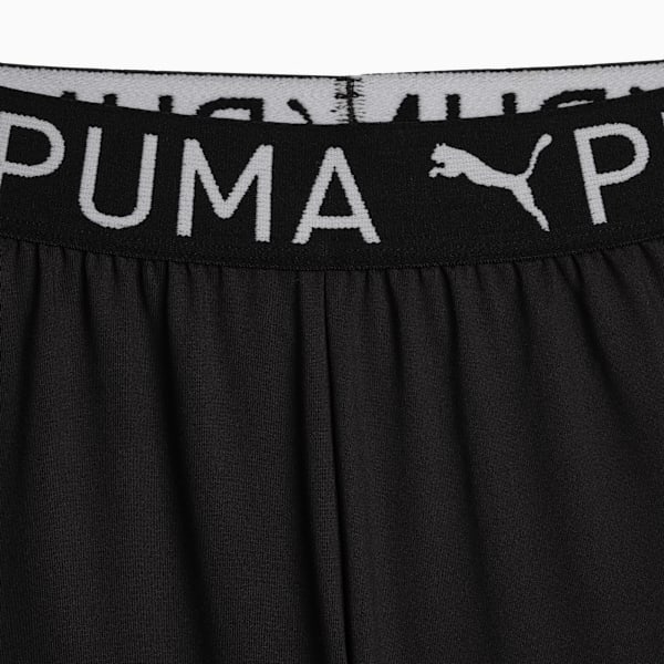 Active Essentials Big Kids' Moisture Wicking Spandex Shorts, PUMA BLACK, extralarge