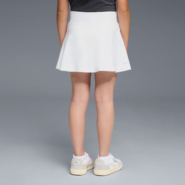 PUMA Active Essentials Big Kids' Moisture Wicking Skort, PUMA WHITE, extralarge