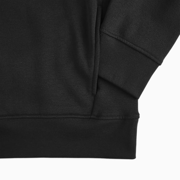 PUMA Essentials Embossed Little Kids' Fleece Hoodie, BLACK, extralarge