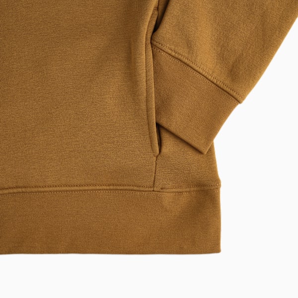 PUMA Essentials Embossed Little Kids' Fleece Hoodie, HONEY BUTTER, extralarge