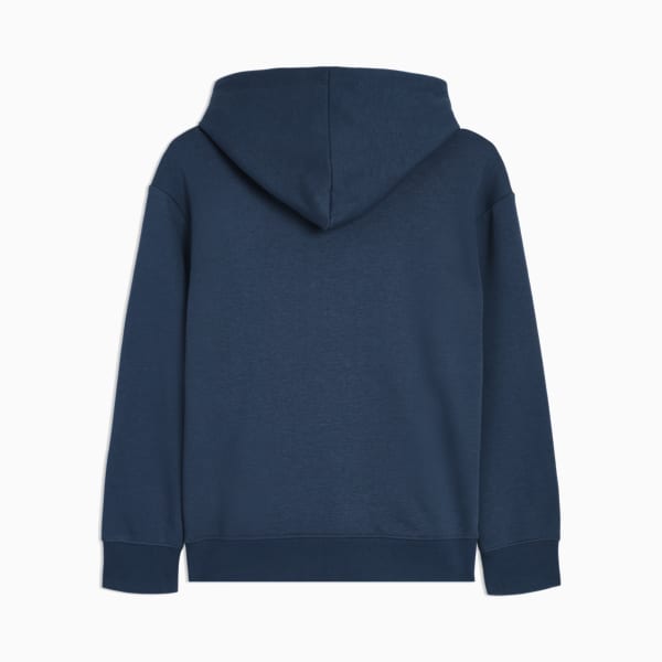 PUMA Essentials Embossed Big Kids' Cotton Fleece Hoodie, DARK INDIGO, extralarge