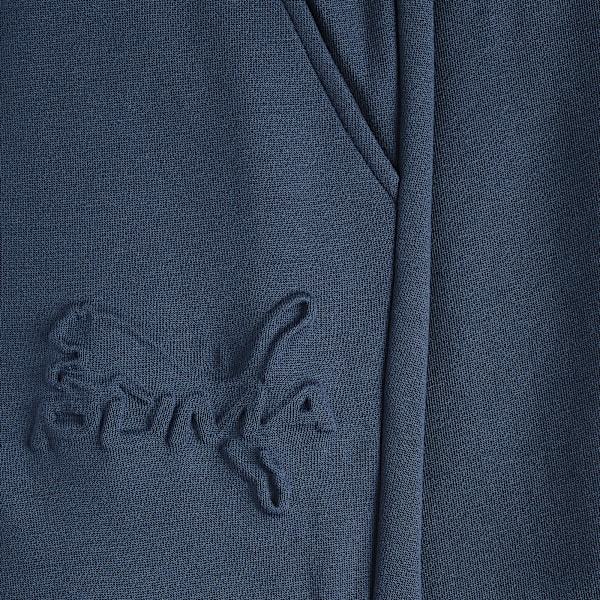 Pantalon de survêtement cargo en molleton gaufré Essentials Enfant, DARK INDIGO, extralarge