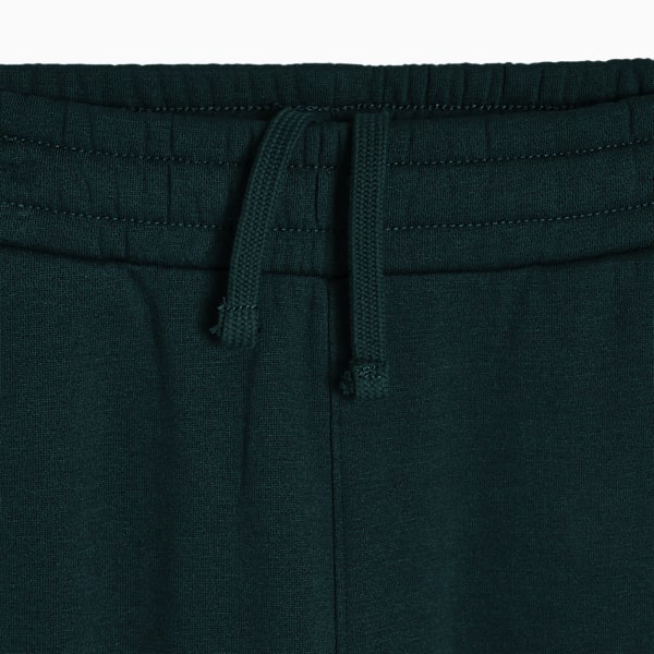 Cargo pants de tejido polar PUMA Essentials Embossed para niños grandes, GREEN TERRAIN, extralarge
