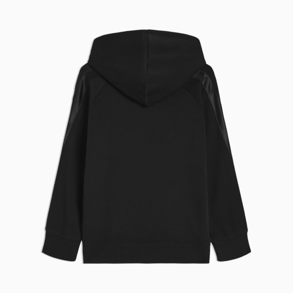 Chandail à capuchon en molleton Satin Essentials Enfant, PUMA BLACK, extralarge