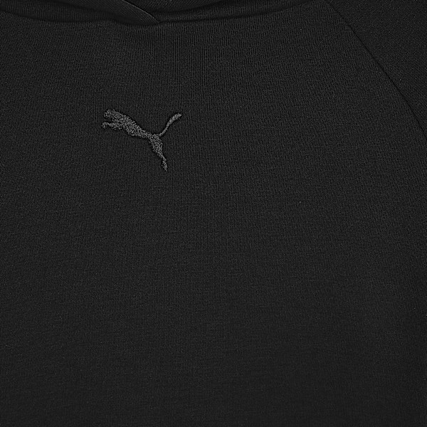 Chandail à capuchon en molleton Satin Essentials Enfant, PUMA BLACK, extralarge