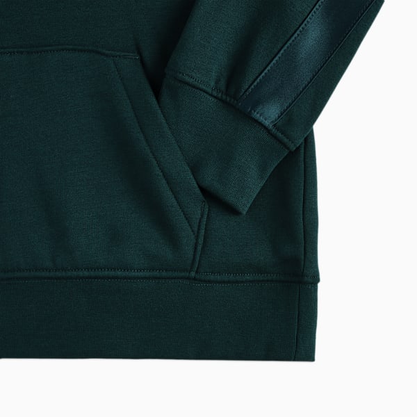 Chandail à capuchon en molleton Satin Essentials Enfant et adolescent, GREEN TERRAIN, extralarge