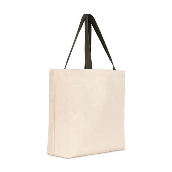 Bolsa tote de lona City Bound, CREAM/GREEN, extralarge