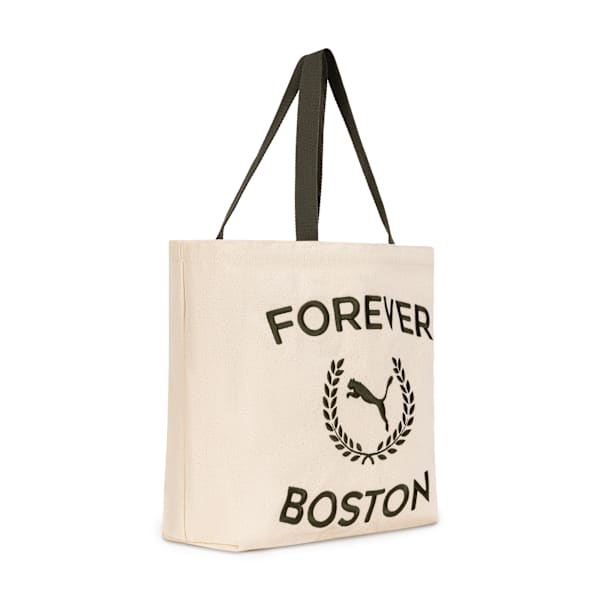 Bolsa tote de lona City Bound, CREAM/GREEN, extralarge