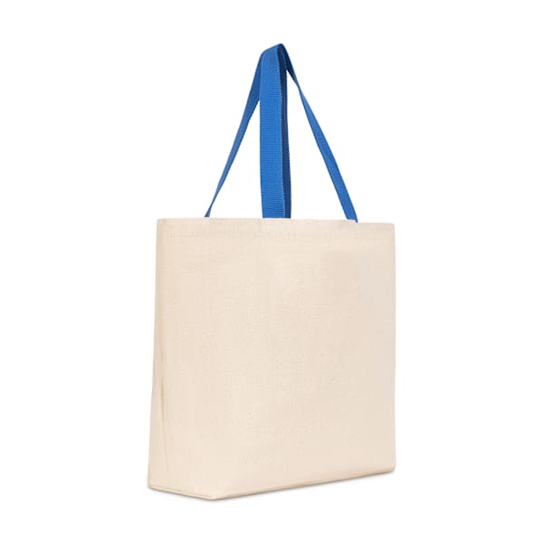 Bolsa tote de lona City Bound, CREAM/BLUE, extralarge