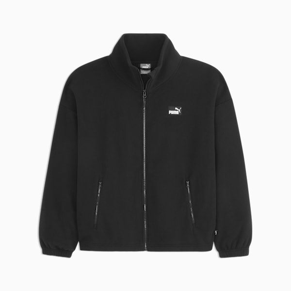 Polar Fleece Jacket Women, BLACK, extralarge