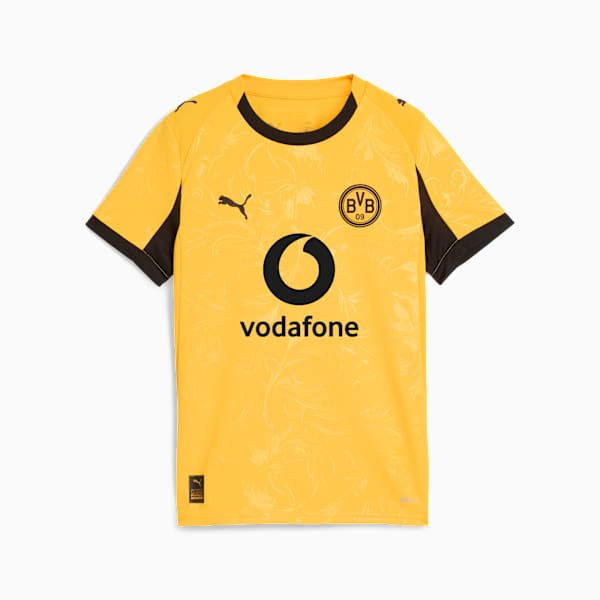 Borussia Dortmund 25/26 Cup Jersey Youth, Yellow Sizzle-PUMA Black, extralarge