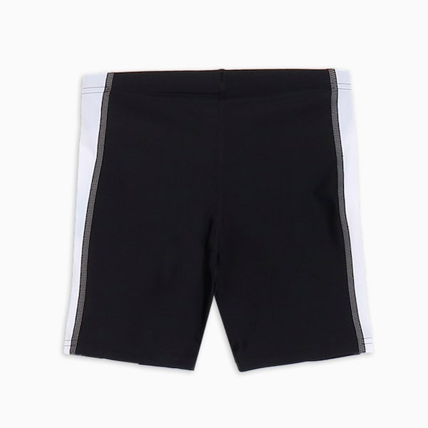 キッズ プーマ アクティブ スポーツ スイム パンツ M 120-160cm, black / white, extralarge-JPN