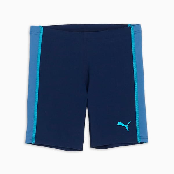キッズ プーマ アクティブ スポーツ スイム パンツ M 120-160cm, navy / blue, extralarge-JPN