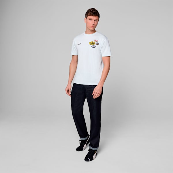 WILLIAMS FW PATCHES SE TEE Unisex, Whispering Blue, extralarge