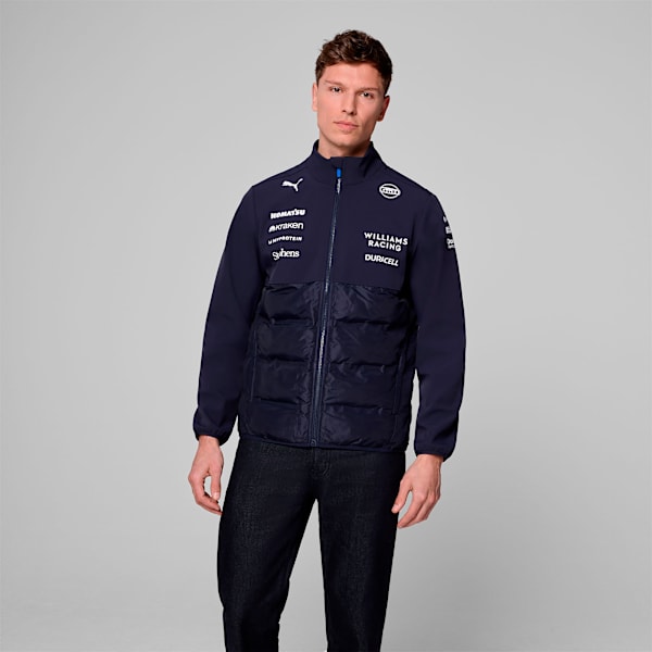 Chamarra para hombre réplica híbrida Williams Racing 2025, Navy, extralarge