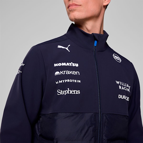 Chamarra para hombre réplica híbrida Williams Racing 2025, Navy, extralarge