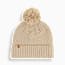 WRMLBL Women's Golf Pom Beanie, Ice Coffee, small-GBR