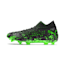 FUTURE 19.1 NETFIT FG/AG Men's Football Boots, Puma Black-Charcoal Gray-Green Gecko, small-PHL