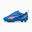 ULTRA 6 PLAY FG/AG Football Boots Kids, Ultra Blue-PUMA White-Glowing Red, small-GBR
