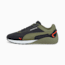 Porsche Legacy SpeedFusion Motorsport Shoes, Puma Black-Dark Green Moss-Firelight, small-PHL