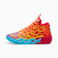 Swatch for PUMA Red-Orange Glow-Fluro Orange Pes-Purple Glimmer