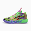Swatch for PUMA Black-Electric Peppermint-Fluro Green Pes