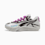 Scoot Zeros II Sterling Basketball Shoes Unisex, Feather Gray-Wild Berry, small-THA