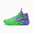 Swatch for Fluro Green Pes-PUMA Red-Dark Amethyst