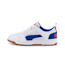 Rebound Lay-Up Lo Mesh Trainers, Puma White-Galaxy Blue-High Risk Red-Gum, small-PHL