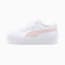 Carina Lift Kids' Trainers, Puma White-Chalk Pink, small-PHL