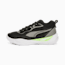 Playmaker Pro Basketball Shoes, PUMA Black-Fizzy Lime, small-PHL