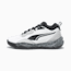 Playmaker Pro Splatter Basketball Shoes, Ash Gray-PUMA White, small-PHL