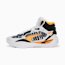 Playmaker Pro Mid Block Party Basketball Shoes, PUMA White-Clementine, small-PHL