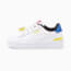 PUMA x SMILEYWORLD Serve Pro AC Babies' Trainers, Puma White-High Risk Red-Royal Blue-Vibrant Yellow, small-PHL