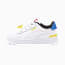 PUMA x SMILEYWORLD Serve Pro AC Babies' Trainers, Puma White-High Risk Red-Royal Blue-Vibrant Yellow, small-PHL