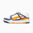 Slipstream Leather Sneakers, Puma White-Pumpkin Pie, small-THA