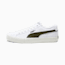 Bari Casual Canvas Sneakers, PUMA White-Dark Olive-Vapor Gray, small-THA