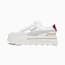 Mayze Stack Luxe Sneakers Women, PUMA White-Warm White-Dark Jasper, small-PHL